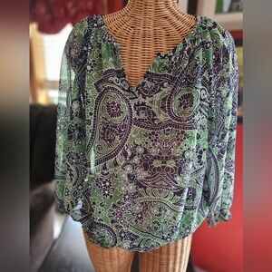 Womans Liz Claiborne 2X top